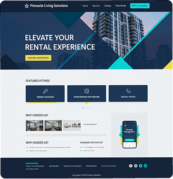 Property listings dashboard